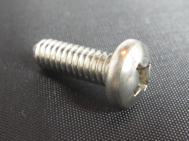 (image for) M8 X 1.25 Phillips pan head machine screw stainless 18-8